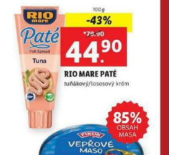 Lidl Rio mare paté nabídka