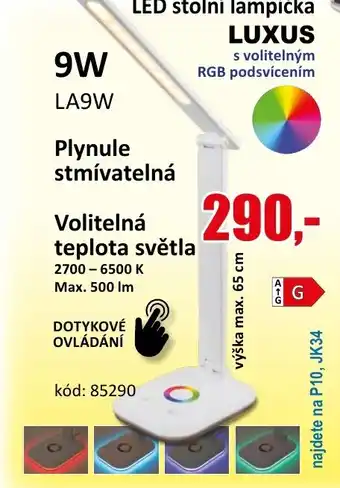 EVA 9W LA9W LED stolní lampička nabídka