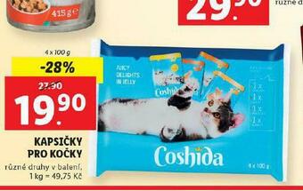 Lidl Coshida kapsičky pro kočky nabídka