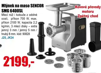 EVA Mlýnek na maso SENCOR SMG 6400SL nabídka