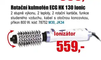 EVA Rotační kulmofén ECG HK 130 Ionic nabídka