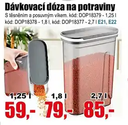 EVA Dávkovací dóza na potraviny nabídka