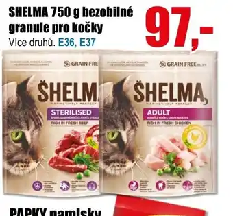 EVA SHELMA 750 g bezobilné granule pro kočky nabídka