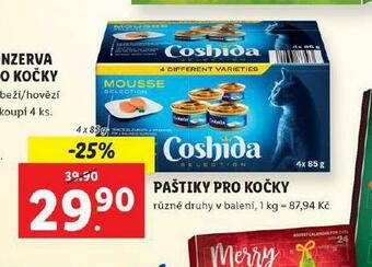 Lidl Coshida paštika pro kočky nabídka