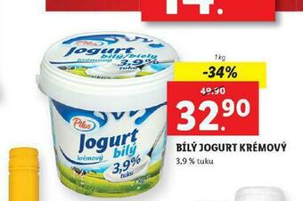 Lidl Bílý jogurt krémový nabídka
