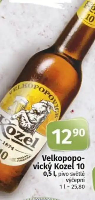 COOP TIP Velkopopovický Kozel 10 nabídka