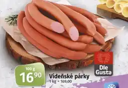 COOP TIP Vídeňské párky nabídka