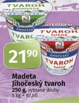 COOP TIP Madeta Jihočeský tvaroh nabídka