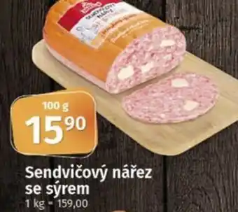 COOP TIP Sendvičový nářez se sýrem nabídka