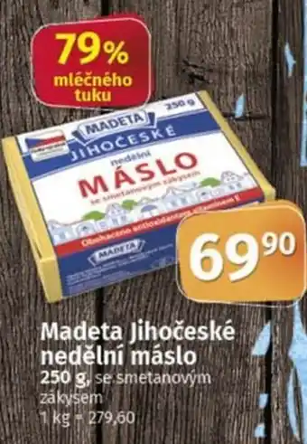 COOP TIP Madeta Jihočeské nedělní máslo nabídka