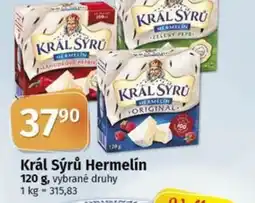 COOP TIP Král Sýrů Hermelín nabídka