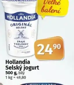 COOP TIP Hollandia Selský jogurt nabídka