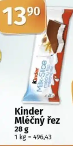 COOP TIP Kinder Mléčný řez nabídka