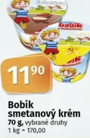 COOP TIP Bobík smetanový krém nabídka