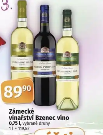 COOP TIP Zámecké vinařství Bzenec víno nabídka