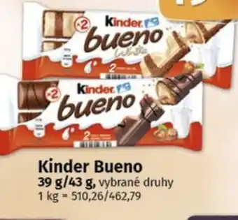 COOP TIP Kinder Bueno nabídka