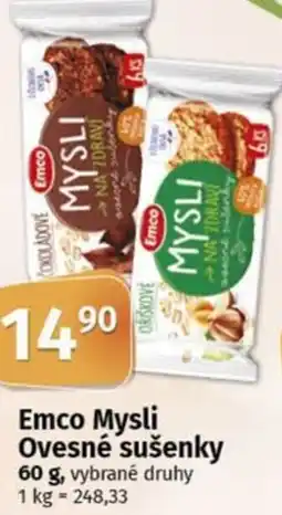 COOP TIP Emco Mysli Ovesné sušenky nabídka