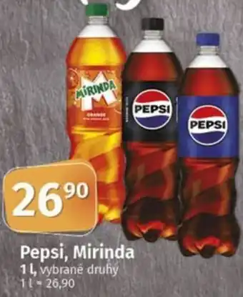 COOP TIP Pepsi, Mirinda nabídka