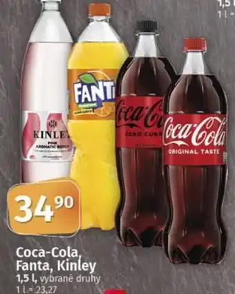 COOP TIP Coca-Cola, Fanta, Kinley nabídka