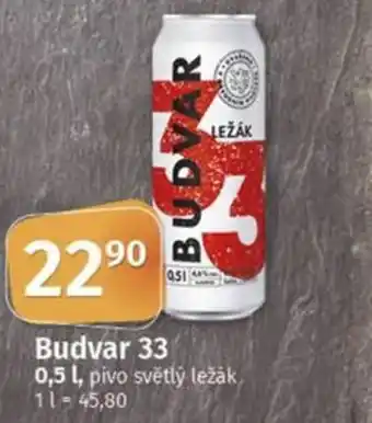 COOP TIP Budvar 33 nabídka