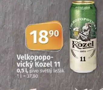 COOP TIP Velkopopovický Kozel 11 nabídka