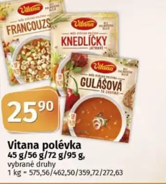 COOP TIP Vitana polévka nabídka