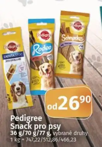 COOP TIP Pedigree Snack pro psy nabídka