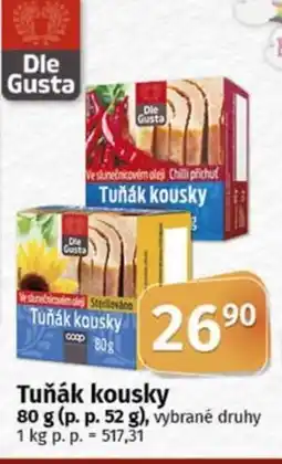 COOP TIP Tuňák kousky nabídka