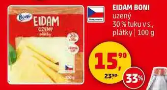 Penny Market EIDAM BONI uzený 30% tuku v s., plátky, 100 g nabídka