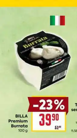 Billa BILLA Premium Burrata 100 g nabídka