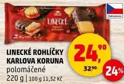 Penny Market LINECKÉ ROHLÍČKY KARLOVA KORUNA polomáčené, 220 g nabídka