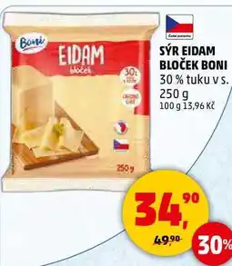 Penny Market EIDAM BLOČEK BONI 30% tuku v s., 250 g nabídka