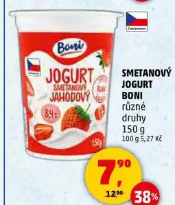 Penny Market SMETANOVY JAHODOVÝ BONI různé druhy, 150 g nabídka