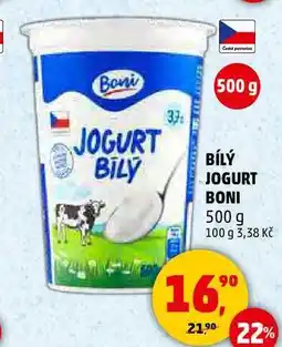 Penny Market BÍLÝ JOGURT BONI, 500 g nabídka