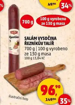 Penny Market SALÁM VYSOČINA ŘEZNÍKŮV TALÍŘ, 700 g nabídka