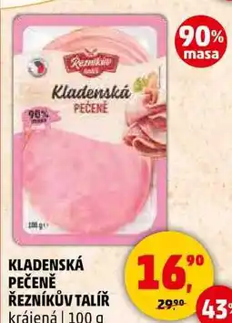 Penny Market KLADENSKÁ PEČENĚ ŘEZNÍKŮV TALÍŘ krájená, 100 g nabídka