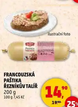 Penny Market FRANCOUZSKÁ PAŠTIKA ŘEZNÍKŮV TALÍŘ, 200 g nabídka