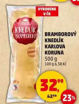 Penny Market BRAMBOROVÝ KNEDLÍK KARLOVA KORUNA, 500 g nabídka