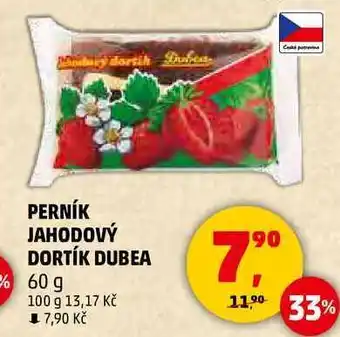 Penny Market PERNÍK JAHODOVÝ DORTÍK DUBEA, 60 g nabídka