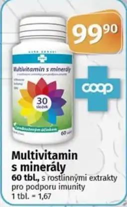 COOP TIP Multivitamin s minerály nabídka