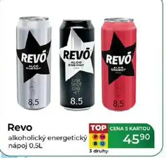 Tamda Foods REVO alkoholický energetický nápoj nabídka