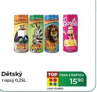 Tamda Foods Dětský nápoj nabídka