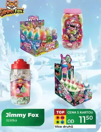 Tamda Foods Jimmy Fox lízátka nabídka