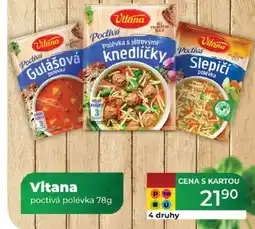 Tamda Foods Vitana poctivá polévka nabídka