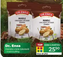 Tamda Foods DR.ENSA Mandle v bílé čokoládě - tiramisu nabídka