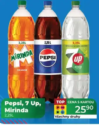 Tamda Foods Pepsi, 7 Up, Mirinda nabídka