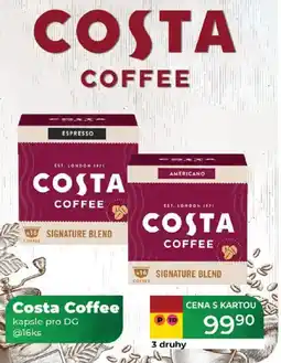 Tamda Foods COSTA Coffee kapsle pro DG nabídka