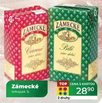 Tamda Foods Zámecké tetrapak nabídka