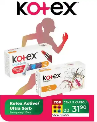 Tamda Foods Kotex Active/ Ultra Sorb tampony nabídka