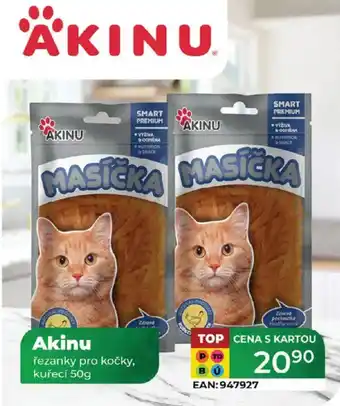 Tamda Foods Akinu řezanky pro kočky, kuřecí nabídka